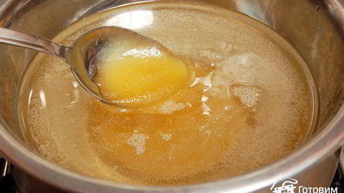 постная медовая коврижка с яблоками