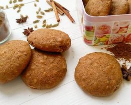 Пряники с орешками на цельнозерновой муке