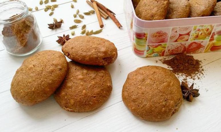 Рецепт пряников с орешками на цельнозерновой муке
