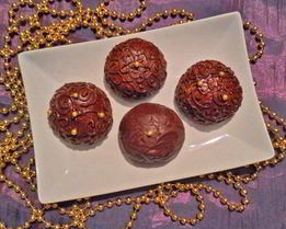 Пряники шоколадные из ржаной муки с начинкой