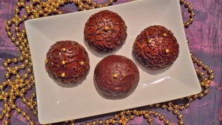 Пряники шоколадные из ржаной муки с начинкой