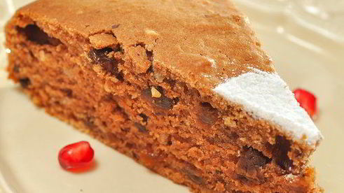 шоколадная постная коврижка