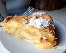 Аппетитная яблочная Шарлотка