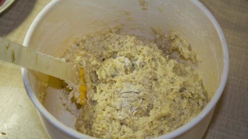 диетическая шарлотка из геркулеса с яблоками