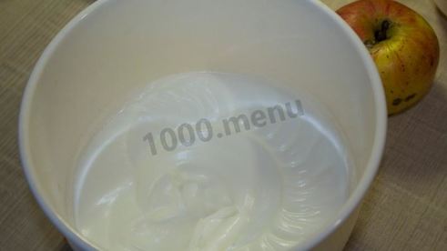 диетическая шарлотка из геркулеса с яблоками