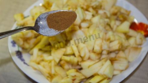 диетическая шарлотка из геркулеса с яблоками