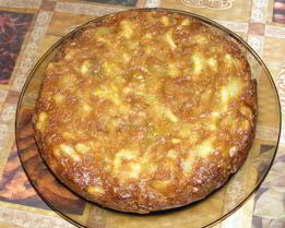 Капустная шарлотка в духовке