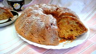 Пирог шарлотка с грушей