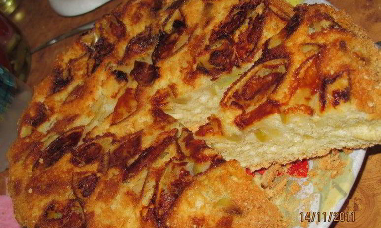 Рецепт пирога шарлотка