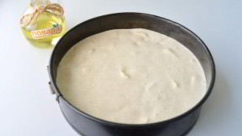 ржаная шарлотка с яблоками