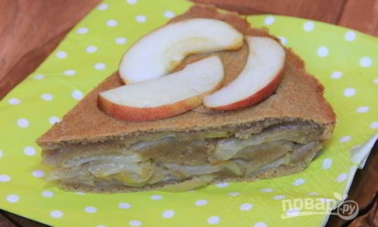 Рецепт шарлотки ароматной без масла