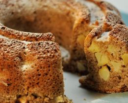 Шарлотка из цельнозерновой муки