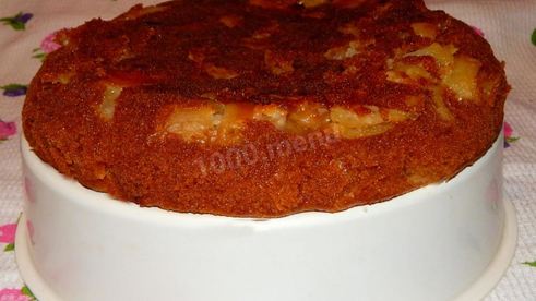 шарлотка на кефире в мультиварке