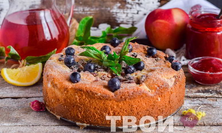 Рецепт шарлотки на кефире