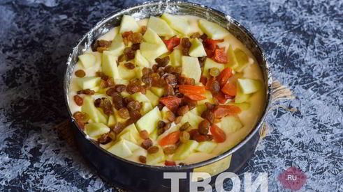 шарлотка на кефире