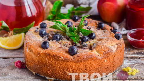 шарлотка на кефире