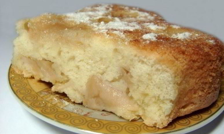 Рецепт шарлотки на маргарине с яблоками