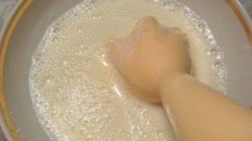 шарлотка на маргарине с яблоками