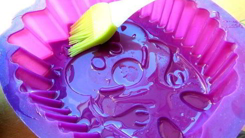 шарлотка с ананасом и хурмой