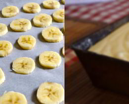 Шарлотка с бананами