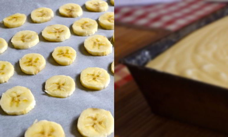 Рецепт шарлотки с бананами