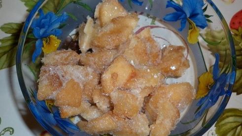 шарлотка с грушами