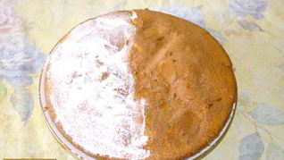 Шарлотка с какао