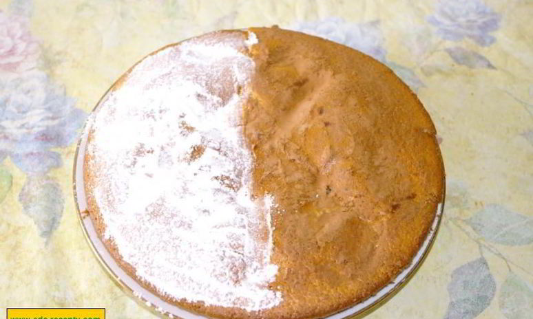 Рецепт шарлотки с какао