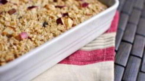 шарлотка с овсянкой