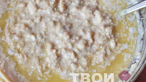 шарлотка с творогом