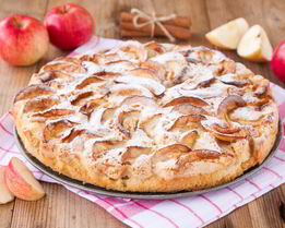 Шарлотка с яблоками классическая в духовке