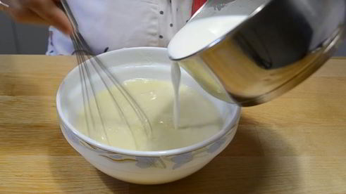 шарлотка с заварным кремом