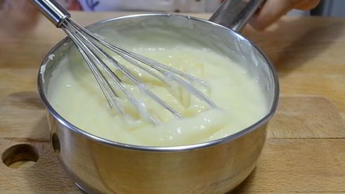 шарлотка с заварным кремом