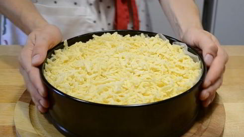 шарлотка с заварным кремом