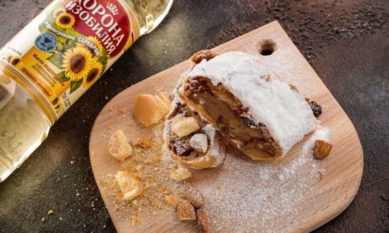 Рецепт ароматного яблочного штруделя