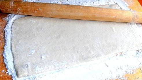 чернично-сливочный штрудель