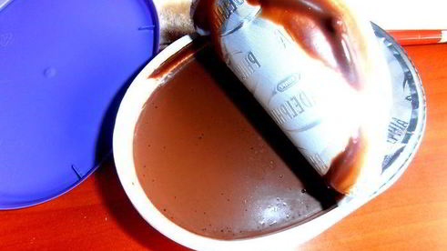 чернично-сливочный штрудель