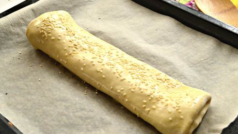 штрудель с капустой