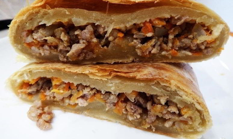 Рецепт штруделя со свининой