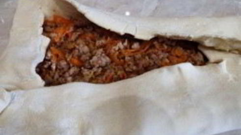 штрудель со свининой