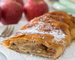Яблочно-пивной штрудель
