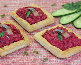 Слойки коробочки с начинкой