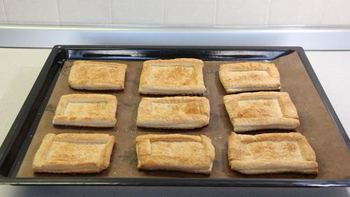 слойки коробочки с начинкой