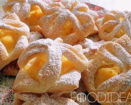 Слойки с кремом