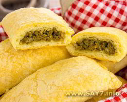 Слойки с печенью