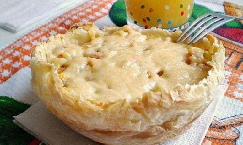 Рецепт слоек с рыбой