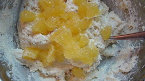 апельсиновые сырники с апельсиновым вареньем