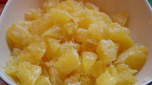 апельсиновые сырники с апельсиновым вареньем