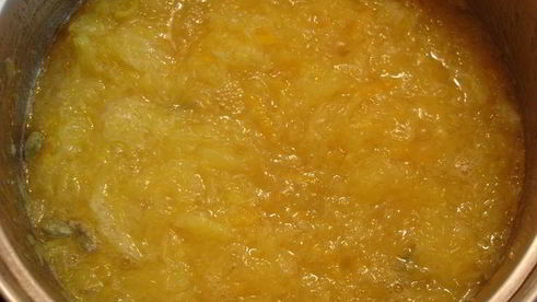 апельсиновые сырники с апельсиновым вареньем