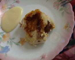 Банановые сырники с начинкой из вареной сгущенки